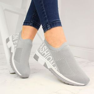 Filippo Buty sportowe damskie skarpetkowe slip on szare Filippo 38 6