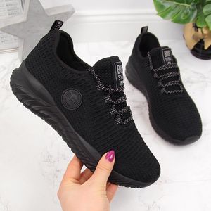 Big Star Buty sportowe damskie skarpetkowe czarne Big Star HH274298 39 1