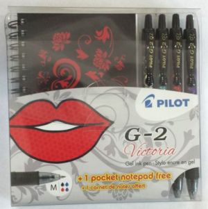 Pilot G2 VICTORIA 4 szt. + notes (PIG 2 VICT) 1