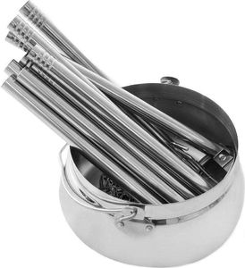 Orion kociołek 9L stalowy z pokrywą wiszący węgierski + trójnóg stojak 5