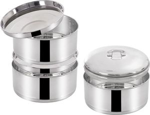 Orion Menażka OBIADOWA stalowa 3-poziomowa do przenoszenia żywności 3x1,3L 2