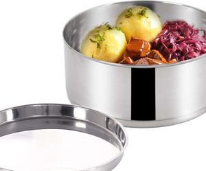 Orion Menażka OBIADOWA stalowa 3-poziomowa do przenoszenia żywności 3x1,3L 3