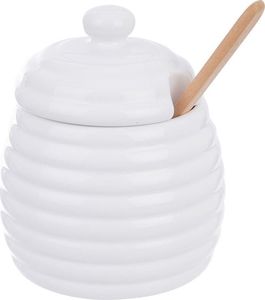Orion Pojemnik porcelanowy na MIÓD do miodu z pokrywką i łyżeczką 340 ml 2