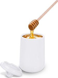 Orion Pojemnik porcelanowy na MIÓD do miodu z pokrywką i łyżeczką pałką 470 ml 3