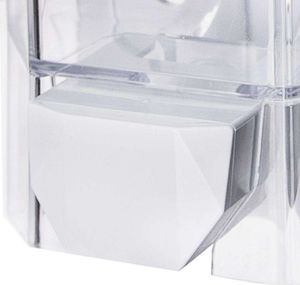 Dozownik do mydła Orion manualny przezroczysty 3