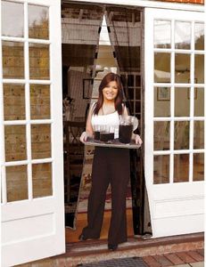 Orion Moskitiera siatka z magnesem na drzwi owady komary czarna 2