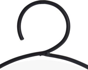 Home Styling Collection Lustro ścienne na haku w metalowe czarnej ramie trapez 2