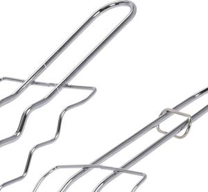 BBQ Ruszt DO GRILLOWANIA KIEŁBASY SZASZŁYKÓW kratka siatka zamykana na grilla 3