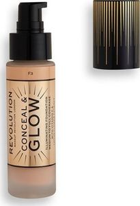 Makeup Revolution Makeup Revolution London Conceal & Glow Podkład 23ml F3 1