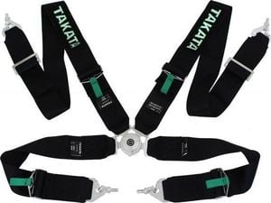 MTuning_F Pasy sportowe 4p 3" Black - Takata Replica harness 1