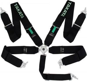 MTuning_F Pasy sportowe 5p 3" Black - Takata Replica harness 1