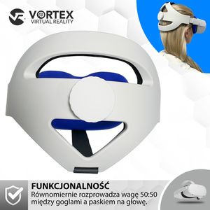 Vortex Virtual Reality Opaska odciążająca do Oculus Quest 2 6