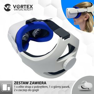 Vortex Virtual Reality Opaska odciążająca do Oculus Quest 2 8