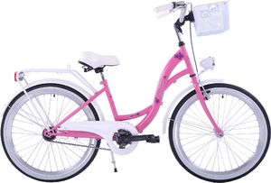 Kozbike Rower Junior 24 różowo-biały 1