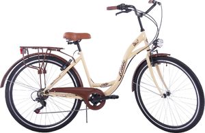 Kozbike City rower 28 7s kremowo-brązowy 3
