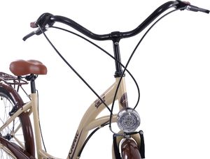 Kozbike City rower 28 7s kremowo-brązowy 5