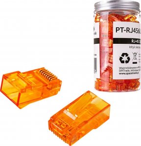 Spacetronik Wtyk RJ45 przelotowy kat 6 UTP PT-RJ456UO-1 100szt Spacetronik 1