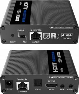 System przekazu sygnału AV Spacetronik Konwerter sygnału HDMI na LAN SPH-676C 4K IPCOLOR 1