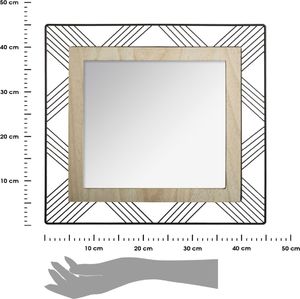 Atmosphera Kwadratowe lustro ścienne Joe 3