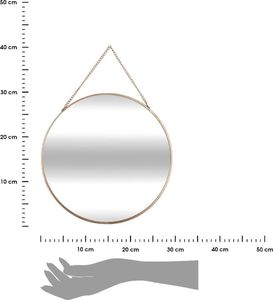 Atmosphera Złoty zestaw 3 luster okrągłych 2