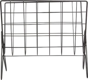 Atmosphera Czarny nowoczesny druciany gazetnik 3