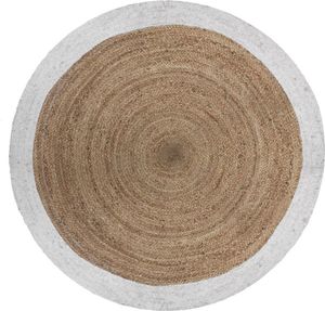 Atmosphera Okrągły dywan jutowy 120 cm brązowy 1