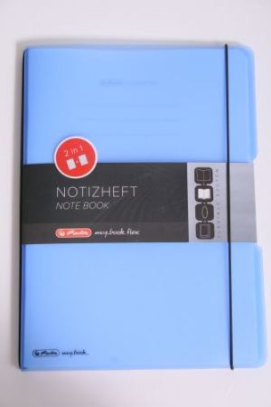 Herlitz NOTES A4/2X40K, niebieski (0011361441) 1