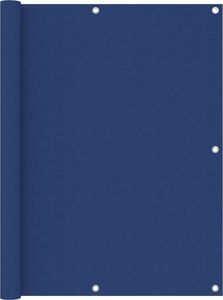 vidaXL Parawan balkonowy, niebieski, 120x500 cm, tkanina Oxford 1