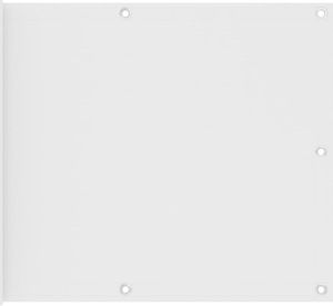 vidaXL VidaXL Parawan balkonowy, biały, 75x500 cm, tkanina Oxford 1
