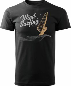 Topslang Koszulka do z windsurfing męska czarna REGULAR S 1