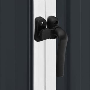 vidaXL Szopa ogrodowa antracytowa 195x198x159cm stal galwanizowana 2