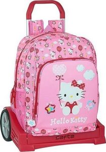 Hello Kitty Torba szkolna z kółkami Evolution Hello Kitty Balloon Różowy 1