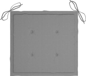 vidaXL Krzesła ogrodowe z poduszkami, 3 szt., lite drewno akacjowe 8