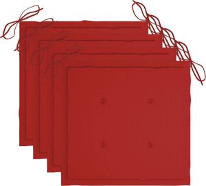 vidaXL Krzesła ogrodowe z poduszkami, 3 szt., lite drewno akacjowe 6