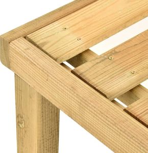 vidaXL Leżak ogrodowy, impregnowane drewno sosnowe (315396) 6