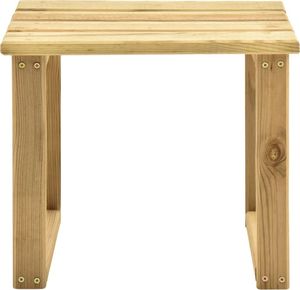 vidaXL Leżak ogrodowy ze stolikiem, impregnowane drewno sosnowe (315397) 7