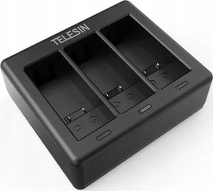Telesin Ładowarka Na 3x Trzy Baterie Do Gopro Hero 9 Black 4