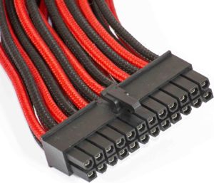 Phanteks ATX24 - ATX24, 0.5m, Czarno-czerwony (PH-CB24P_BR) 3