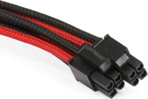Phanteks ATX/EPS 8-pin - ATX/EPS 8-pin, 0.5m, Czarno-czerwony (PH-CB8P_BR) 3