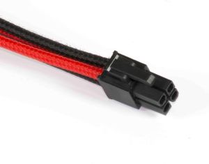 Phanteks ATX/EPS 4-pin - ATX/EPS 4-pin, 0.5m, Czerwony (PH-CB4P_BR) 3