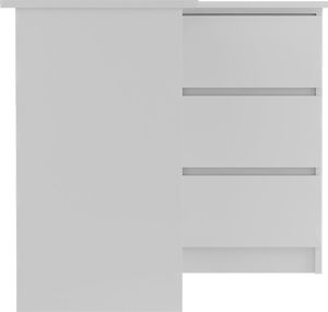 Biurko Jana Aida Białe 124 cmx85 cm 4