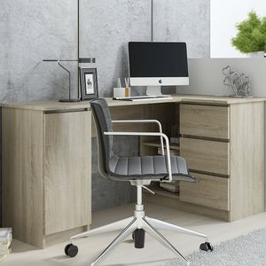 Biurko Jana Anna Jasnobrązowe 155 cmx85 cm 3