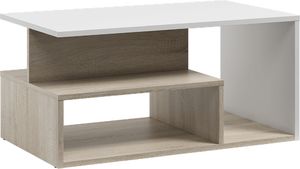 Jana Stolik kawowy drewniany biały dąb sonoma nowoczesny Leka 4