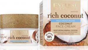 Eveline Rich Coconut kokosowy krem do twarzy multi-nawilżający 50ml 2