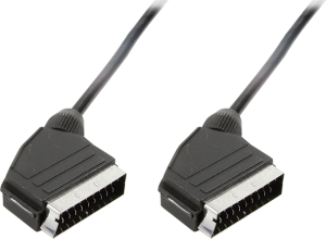 Kabel LogiLink Scart - Scart 3m czarny (CA1022) 1