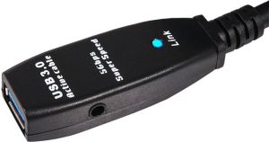 Kabel USB Club 3D Wtyczka prosta USB-A - USB-A 10 m Czarny (CAC-1402) 1