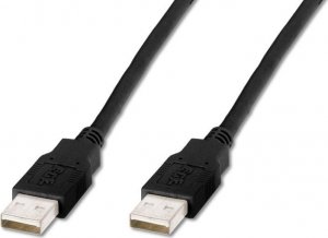 Kabel USB Digitus USB-A - USB-A 3 m Czarny (AK-300101-030-S) 1