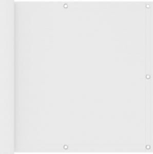 vidaXL Parawan balkonowy, biały, 90x300 cm, tkanina Oxford 1
