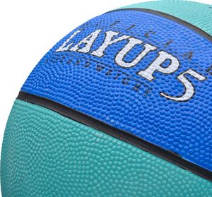 Meteor PIŁKA KOSZ. METEOR LAYUP #5 niebieska Uniwersalny 3