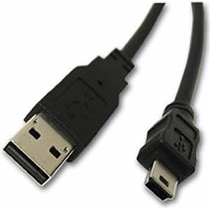 Kabel USB LogiLink USB-A - miniUSB 1.8 m Czarny (CU0018) 2